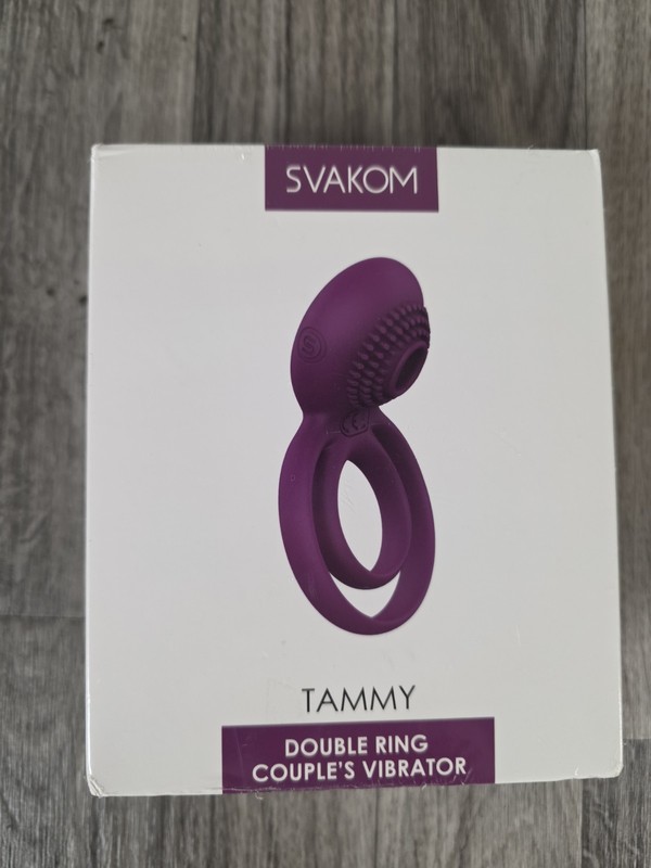 Svakom Tammy Double Ring Anello Fallico Vibrante Doppio per Coppia in Silicone
