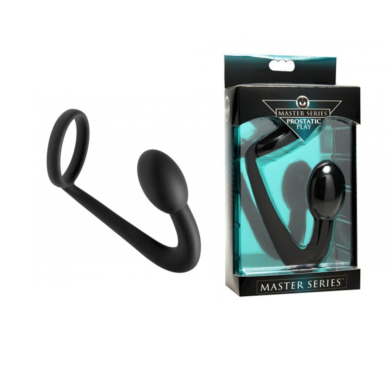 Masters Explorer Silicone cock ring & Prostate Plug Male P-spot Anal Sex Toy