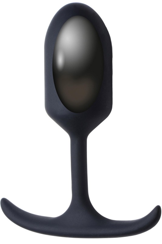 Heavy Hitters Premium Silicone Weighted Anal Plug – Small Black