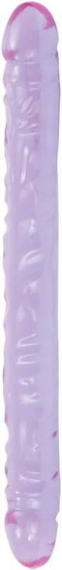 Doc Johnson Crystal Jellies – Double Dong -18 Inch – 1.8 Inches Wide – Double Si