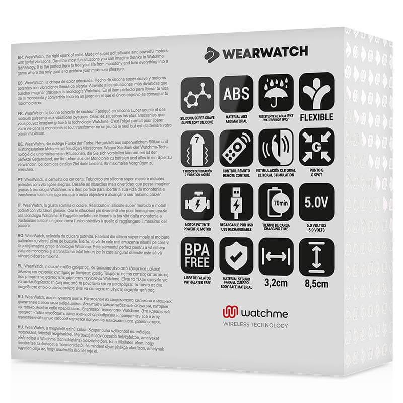 Wearwatch - Watchme Dual Technology Vibrator Indigo / Jet gallery