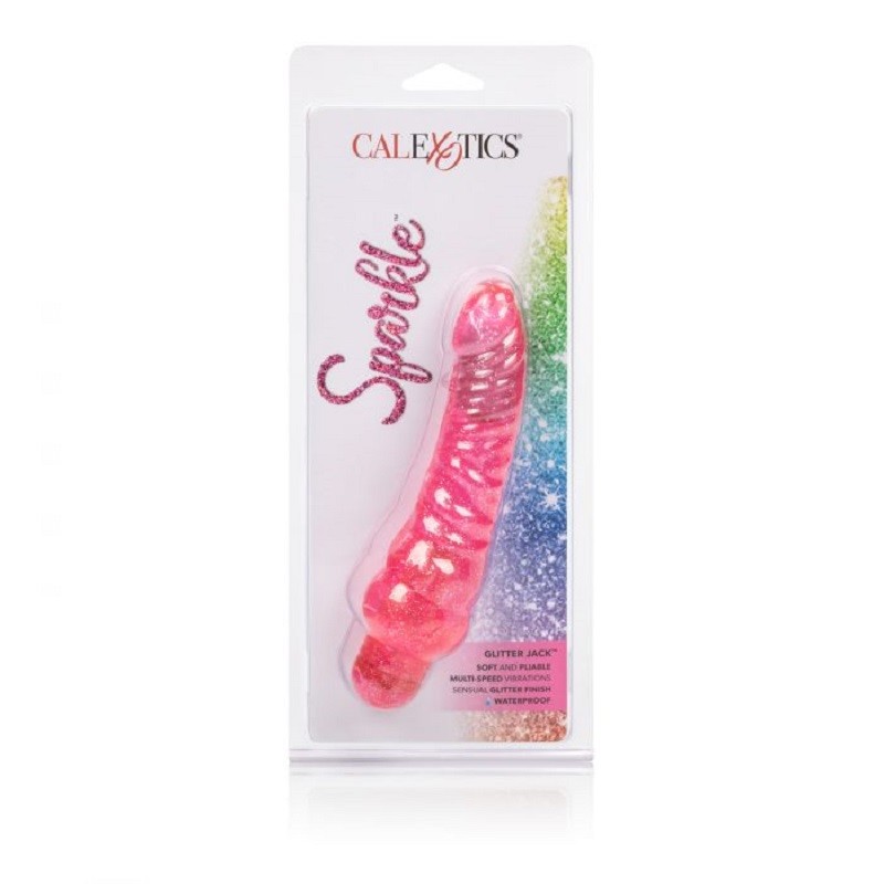 Sparkle Glitter Jack Pink, Adult Female Kinky Foreplay G-Spot Vibrator Sex Toy gallery