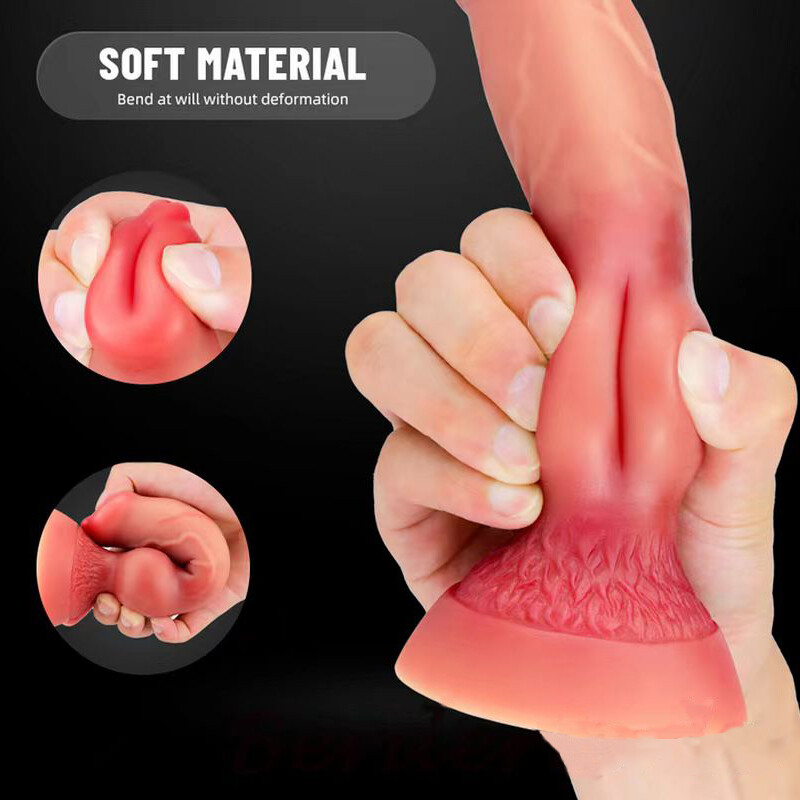 Realistic Huge Dildo Dong Realistic Penis Anal Plug G-spot Sex Toy Big ThicK gallery