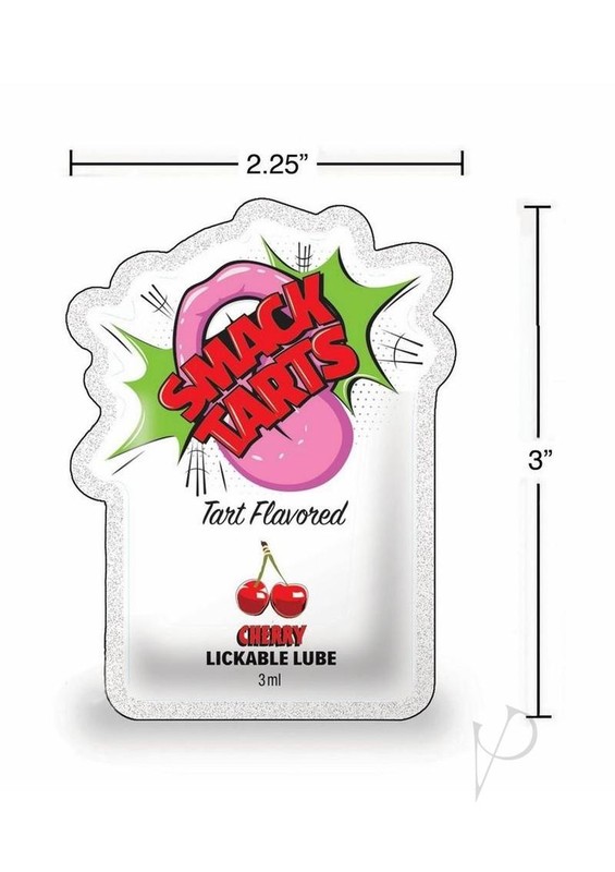 SMACK Tarts Lickable Lube 3ML Pouch (Case of 48) - Sour Cherry gallery
