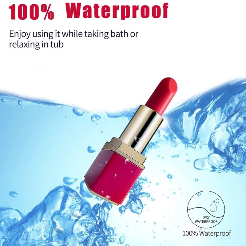 Waterproof Lipstick Vibrator Speed Adjustable Privacy Bullet Stimulator Massager gallery
