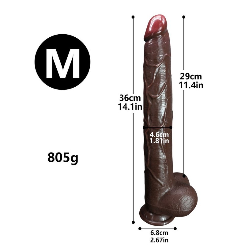 Super Long Butt Plug Huge Flexible Anal Dildo Suction-Cup Sex-Toy for Women Men