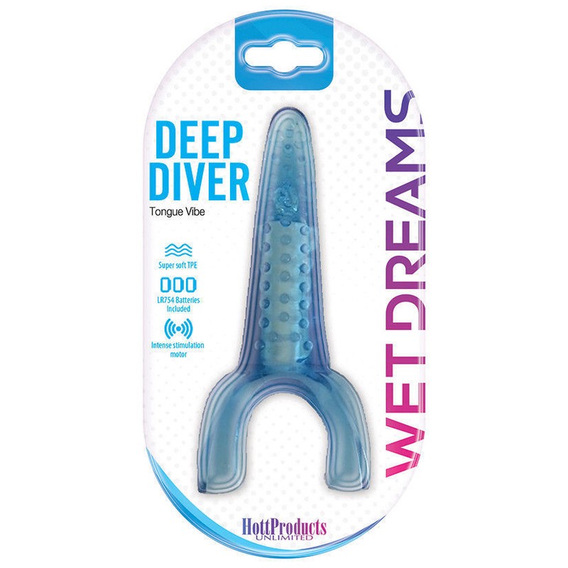 Tongue Star Deep Diver Blue Tongue Vibrator Vibe