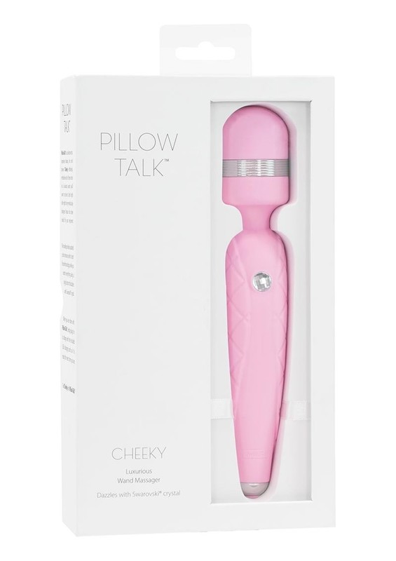 Pillow Talk Cheeky Silicone Rechargeable Wand Massager – Pink