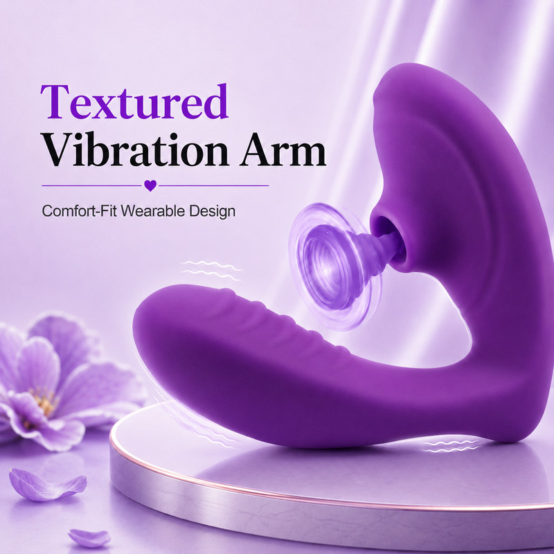 Purple Women’s Sextoy USB Rechargeable 10 Modes Silicone gallery