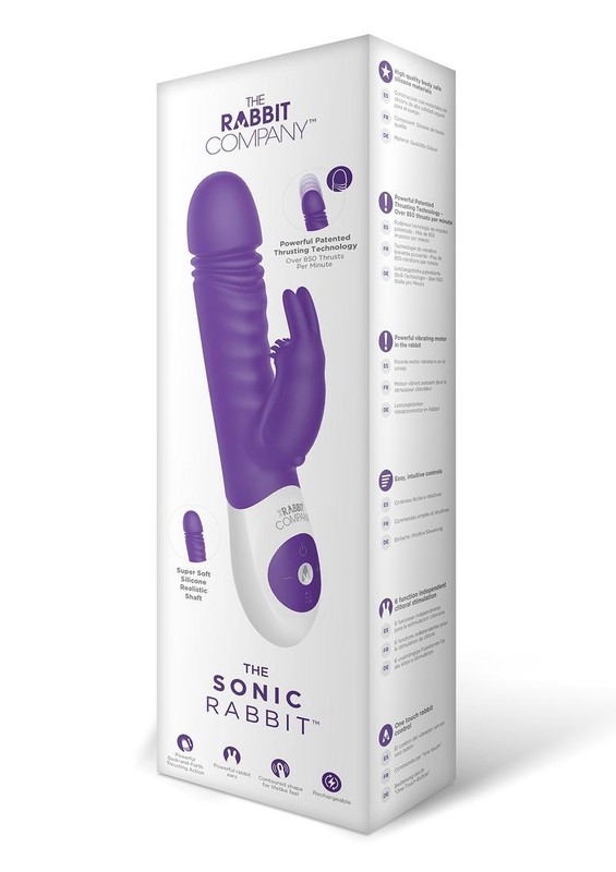 Rabbit Company The Sonic Rabbit Rechargeable Silicone Vibrator 6 Functions Toy gallery