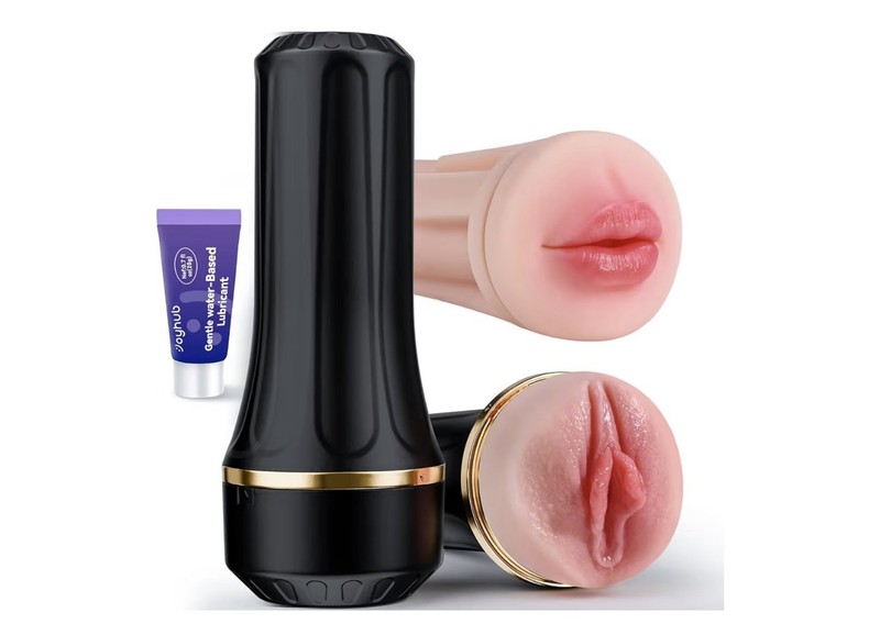 High Quality Male Cup Toys – Male Stroker 3D Realistic Pussy3 Cup Black
