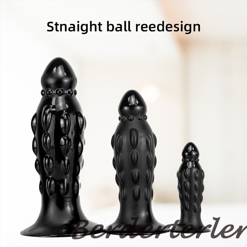 3 Size Pleasure-Shaped Anal Plug Anal Dilator Anal Butt Plug Masturbator Sex Toy gallery