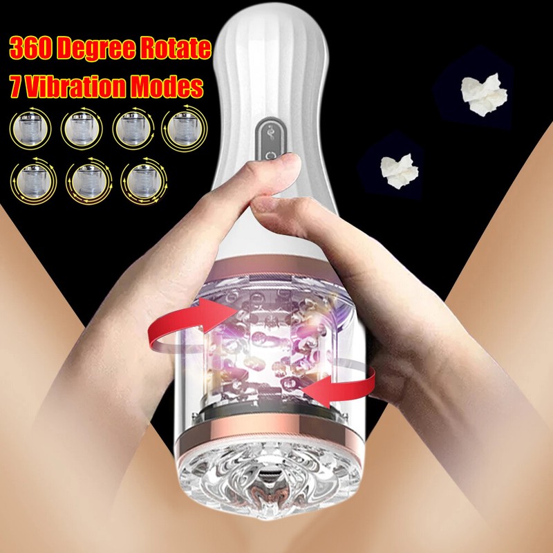 Male Masturbaters Cup Automatic Electric Stroker Men Pussy Blowjob Lubricants gallery
