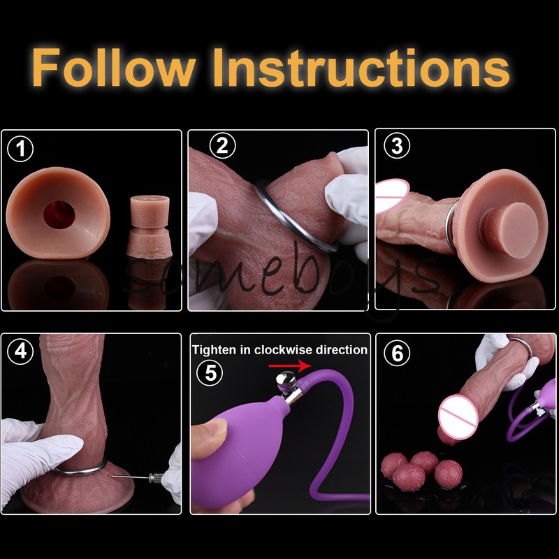 Pneumatic Ovipositor Realistic Lay Eggs Anal Dildo with 5 Eggs Butt Plug Sex Toy gallery