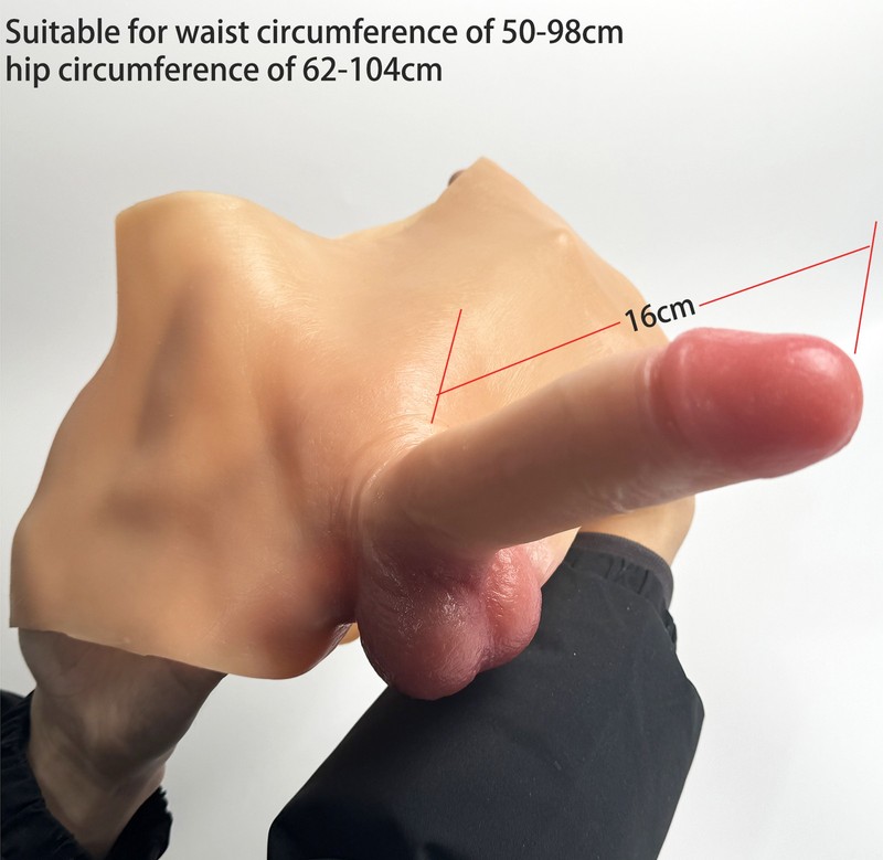 Elastic Silicone Wearable Realistic Solid Dildos Strap-On Dildo Panties Lesbian gallery