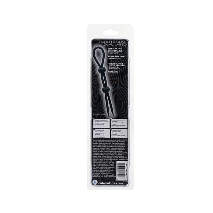 Alpha Liquid Silicone Dual Lasso - Black gallery