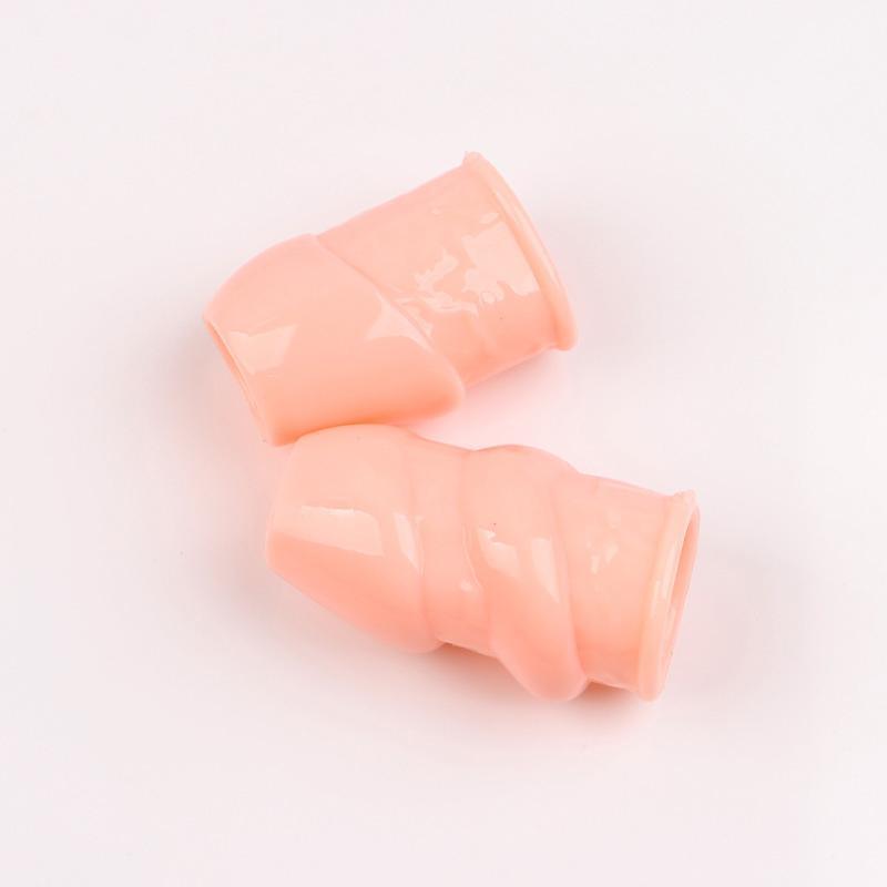 Foreskin Glans Sleeve Penis Erection Enlarger Cock Ring Enhancer Condom Reusable gallery