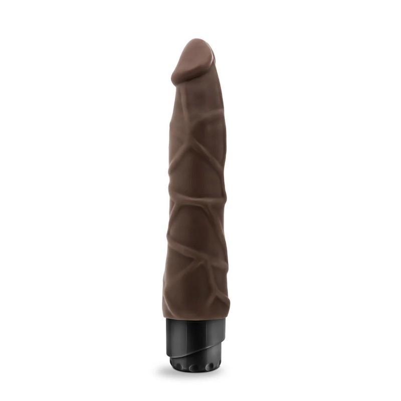 Dr. Skin Black Realistic Vibrating Dildo Dong Vibe Sex-toys for Women Couples gallery