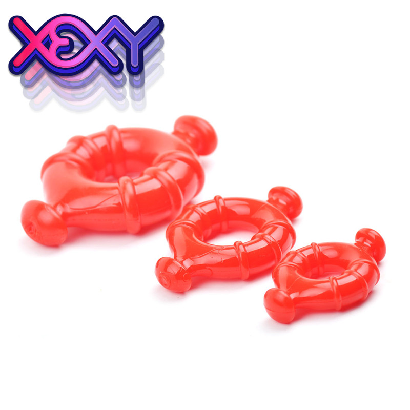 Life Savers: 3x Cock Rings Penis Dick Ring Enlarger ED Xexy Adult Sex Toys