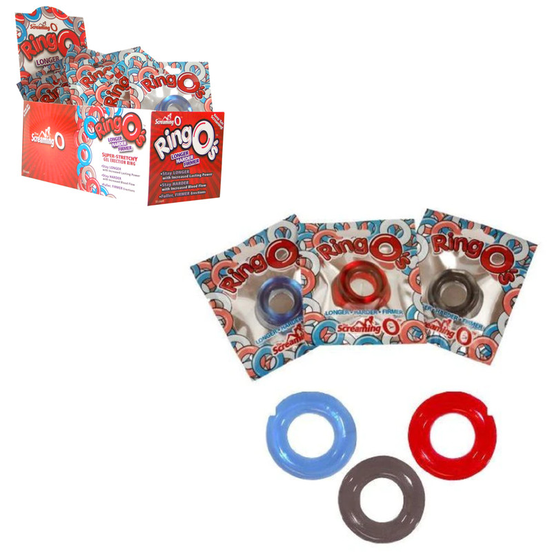 Assorted Stretchy Male Penis Ring Thick Cock Enhancer Prolong Erection Sex Toy