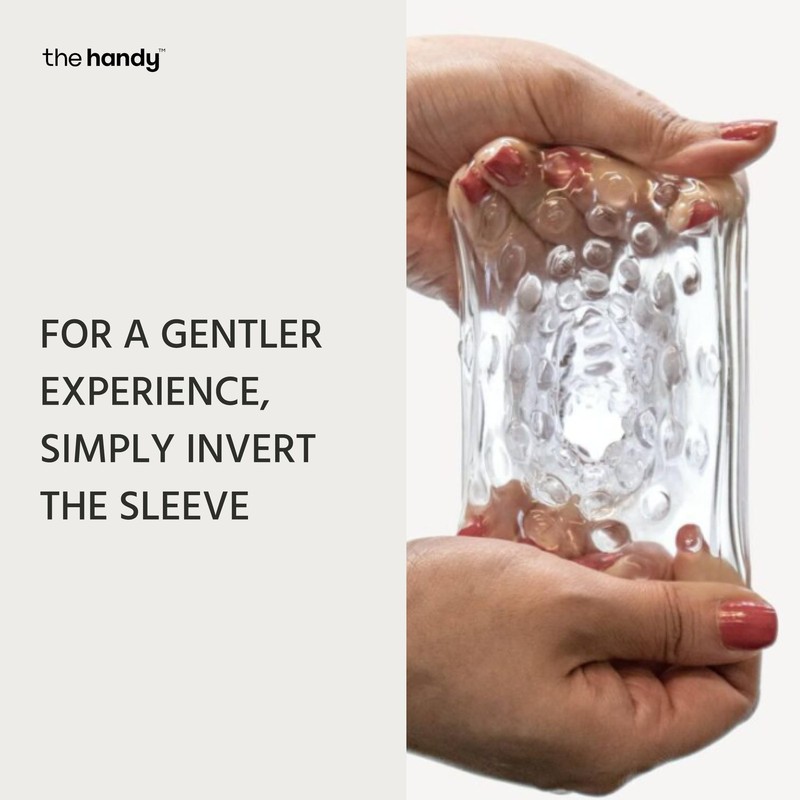 The Handy Original TrueGrip Penis Sleeve Realistic CloseEnded Masturbation S... gallery