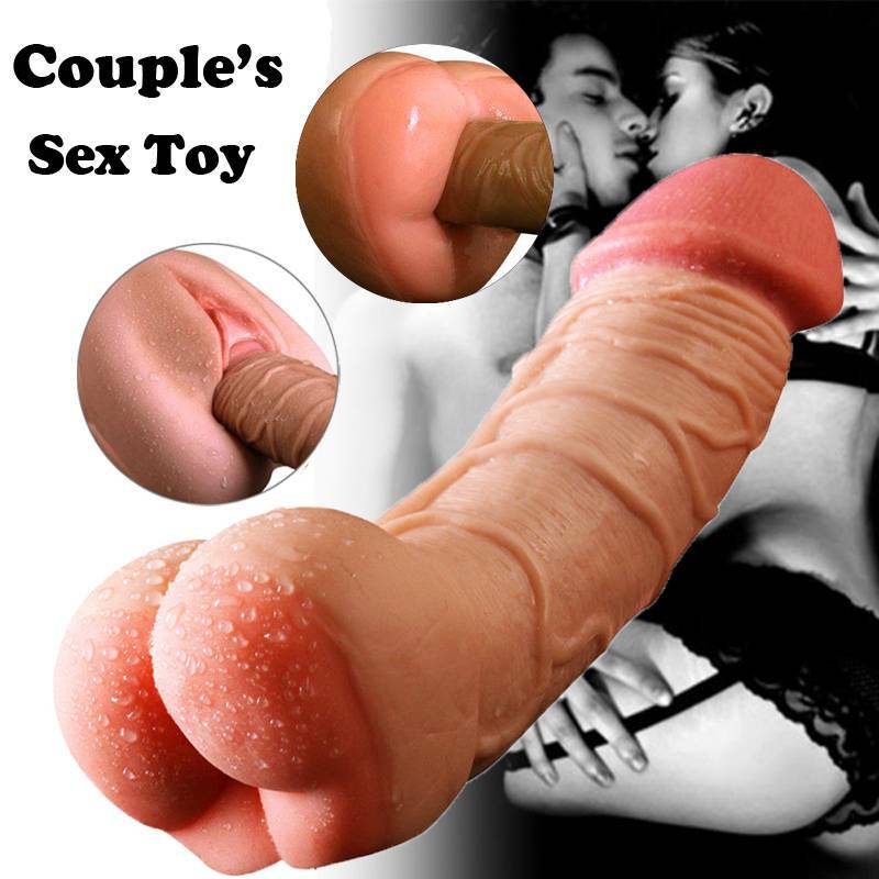 Realistic Dildo Male Masturbator Sleeve Pocket Pussy Stroker Penis Men Sex Toy gallery