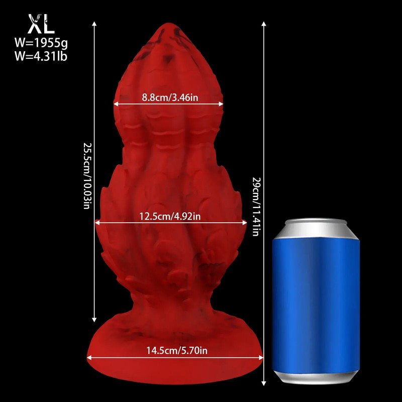 Soft Dildo Silicone Anal Plug Big Anal Dilator Thick Butt Plug Adult Butt Plug gallery