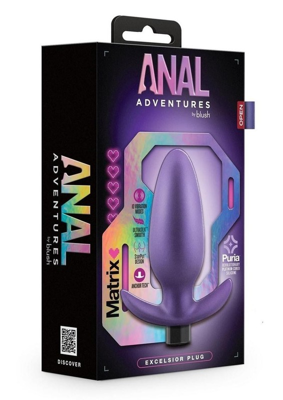 Anal Adventures Matrix Exceisor Plug Rechargeable Silicone Anal Plug – Astro Vio