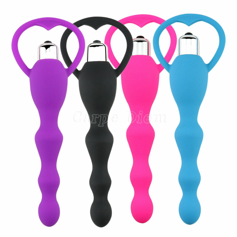 Anal Sex toys for Women Men Couples Vibrating-Butt-Plug-Bead Adult-Toys Massager gallery