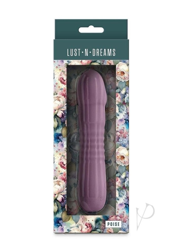 Lust-N-Dreams Poise Rechargeable Silicone Vibrator – Purple
