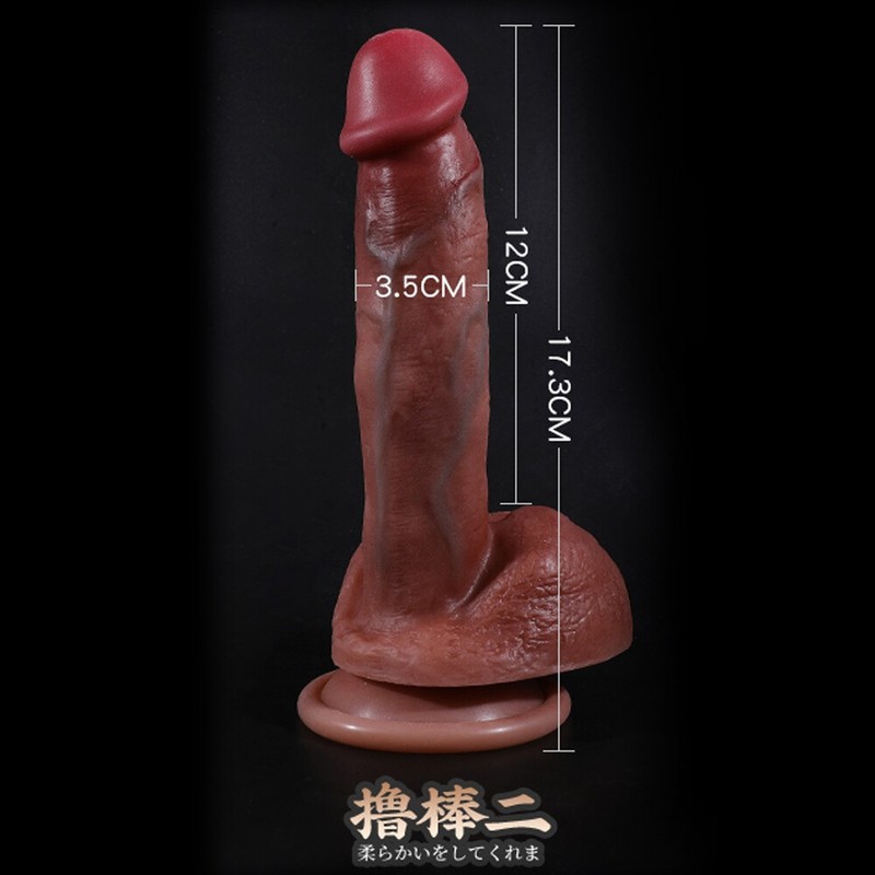 Liquid Silicone Realistic Dildo Skin Feeling Soft Huge Penis Suction Big Dick gallery