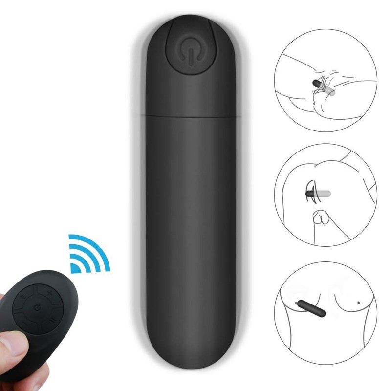 Rechargeable Wireless Remote Control Vibrating Bullet Vibrator Sex Toys gallery
