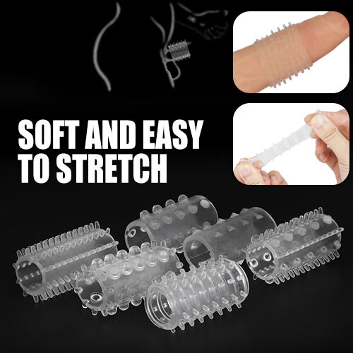 6PCS STAY HARD Cock Sleeve Kit Couple Male Erection Extender Penis-Ring Sex-Toy gallery