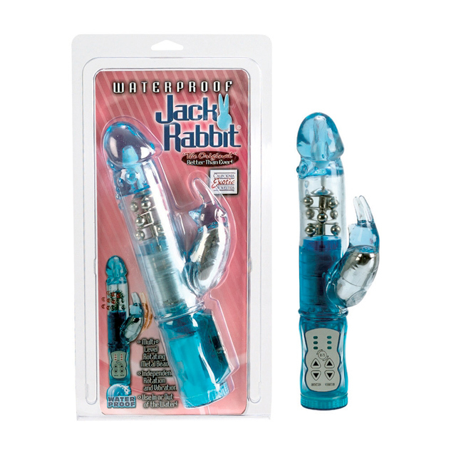 Jack Rabbit Vibrator Adult Multi-Speed Massager Clit G-Spot Vibe Sex Toy -Blue