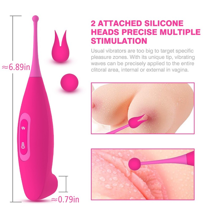 Vibrator G-Spot Orgasm Dildo Sucking Clit Vagina Massager Wand Sex Toys Women US gallery