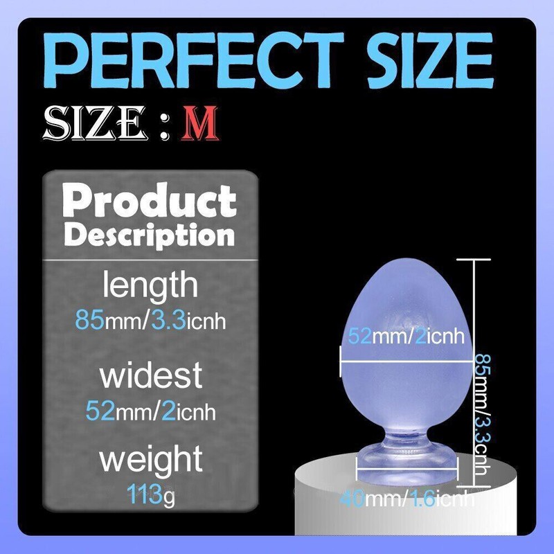 Big Extra Large Silicone-Anal Butt Plug Huge Dildo G-spot for Men-Women-Sex-Toy gallery