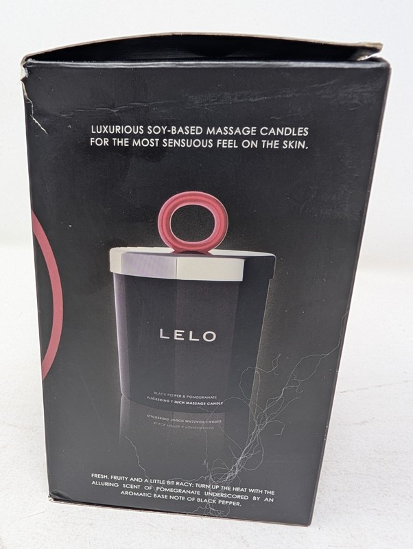 LELO Flickering Touch Massage Candle Black Pepper & Pomegranate