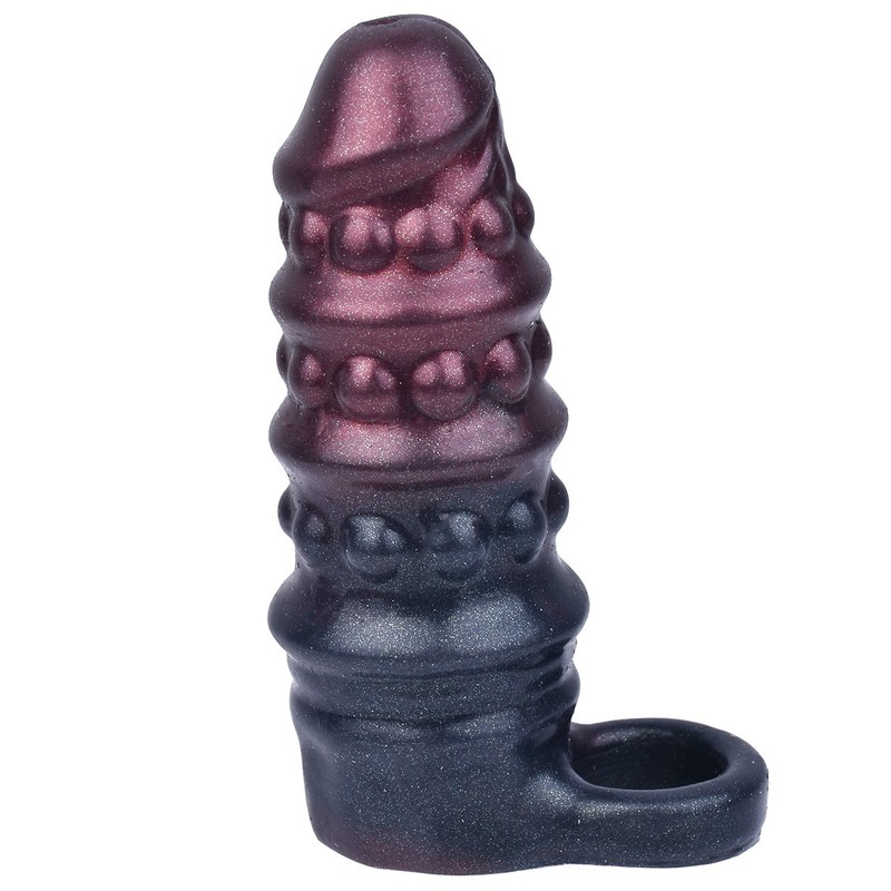 5.78'' Fantasy Cock Sleeve Male Penis Enlarge Sheath Enhancer Bigger for Men gallery