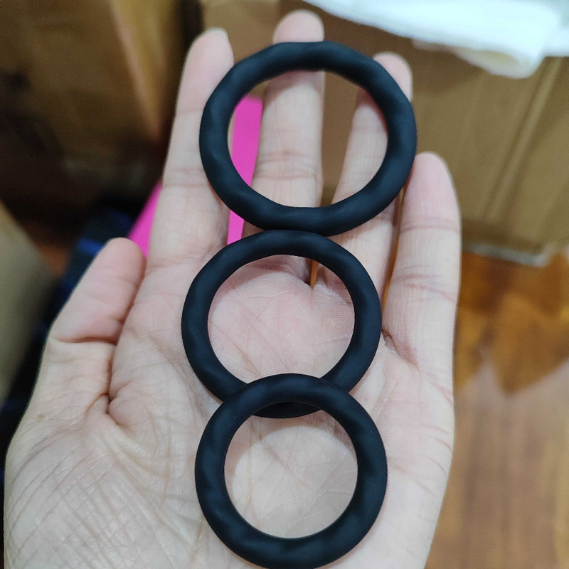 3pcs Cock Rings Super Strong Stretchy Stay Hard Penis Stretcher Enhance Sex Toys