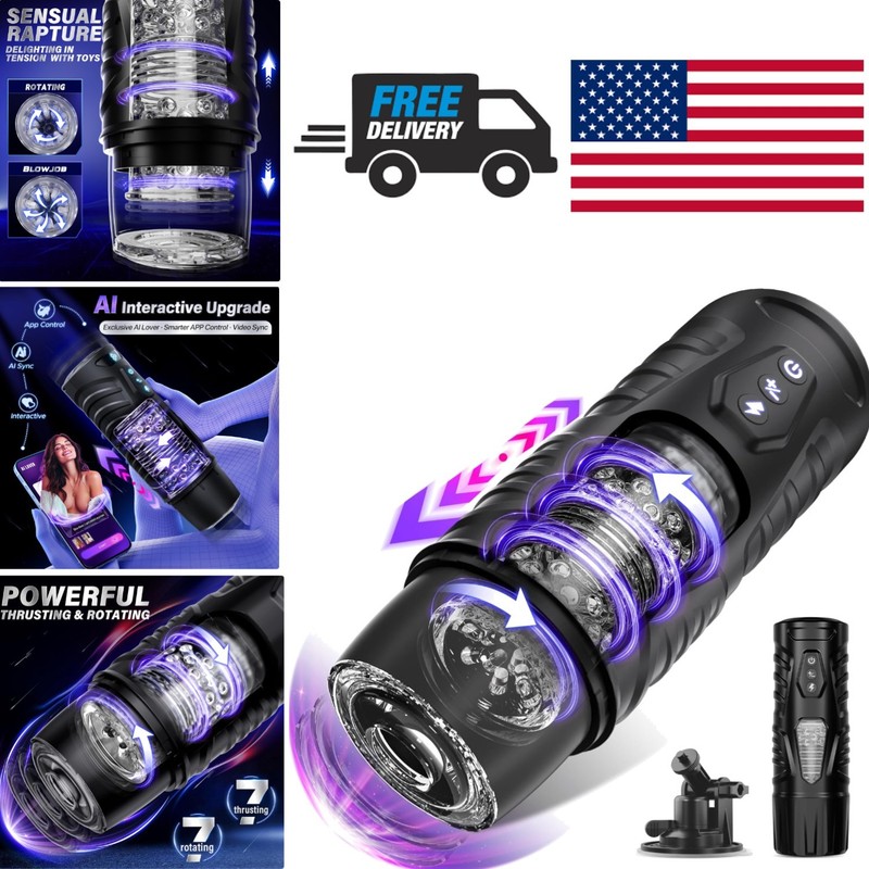 USB Rechargeable Male Sex Machine with Privacy Packaging and Easy Maintenance