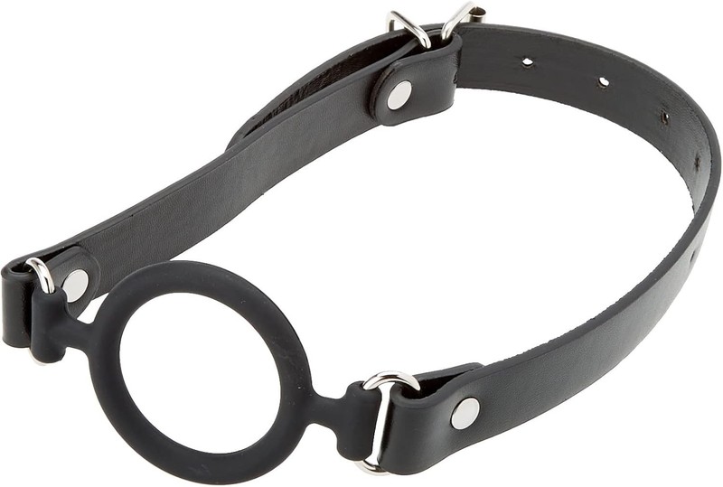 Ouch Silicone Ring Gag Black