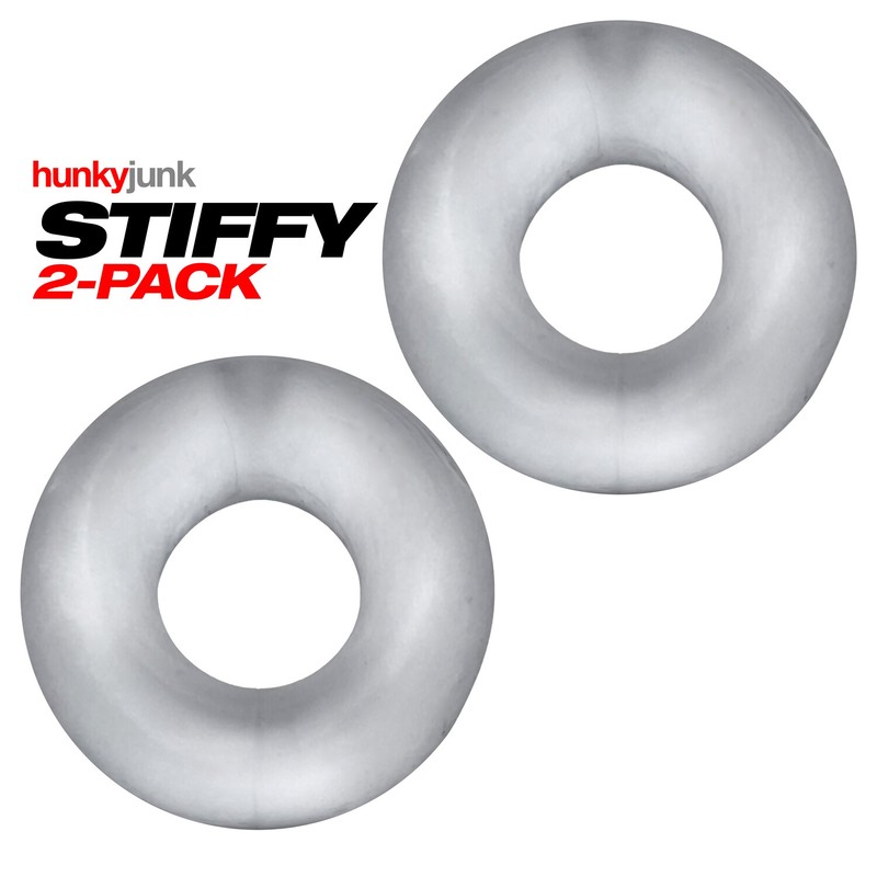 Cock Rings Oxballs Stiffy 2 Pack Bulge Clear