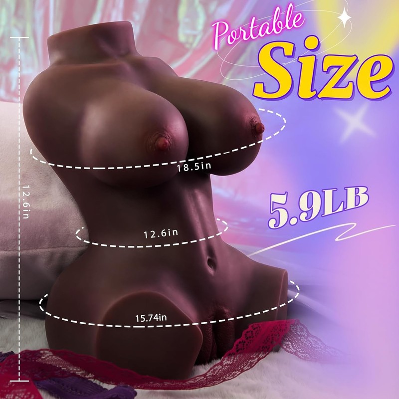Doll Male Masturbator Realistic Vagina Pocket Pussy Big Boobs Sex Toys For Man