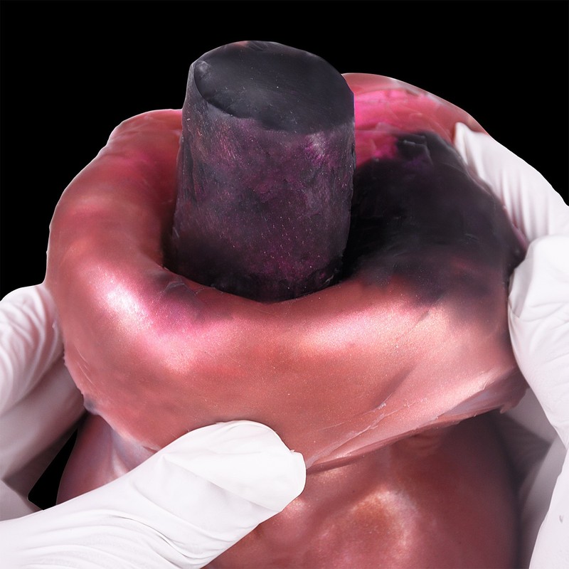 Wide Base Dragon Knotted Cock Thick Silicone Fantasy Dildo Secure Suction Pad gallery
