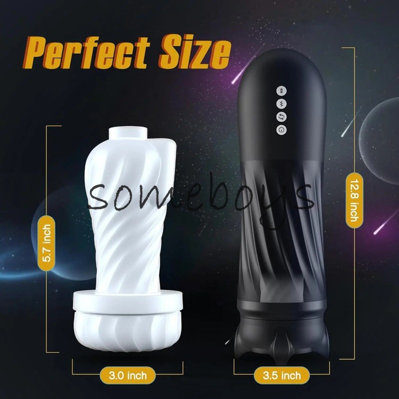 Automatic Male Masturbator with 3 Twisting 5 Thrusting Vibration Heating Stroker gallery