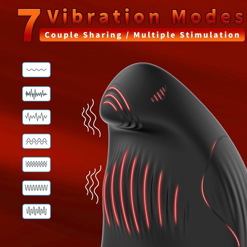 Vibrating Cock Ring With Clitoral Stimulator Penis Ring Vibrator Couple Sex Toy