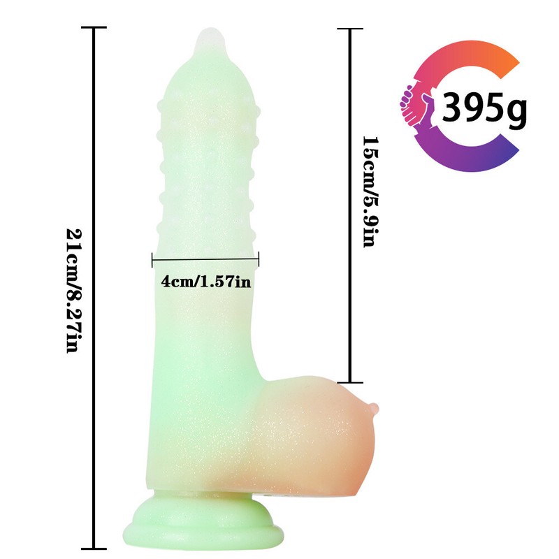 Mixed Color Special-shaped Anal Plug Silicone Dildo Sex Toy