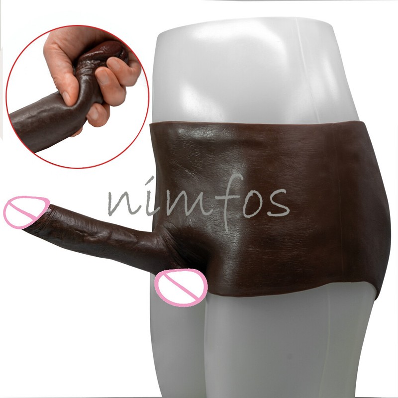 Silicone Realistic Dildo Pants Silicone Strap on Pants Realistic Penis Lesbian