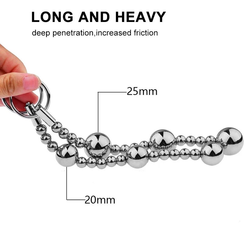Stainless Steel Anus Vaginal Balls Anus Plug Prostate Massager Sexy Toys gallery