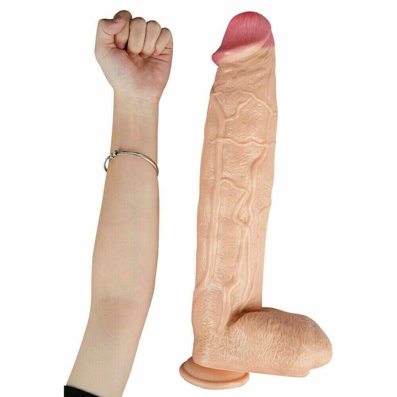 13'' Super-Long-Huge-Monster-Dildo-Realistic-Cock-Big-Giant-Penis-Sex-Adult-Toy gallery